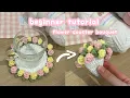 Lagu crochet flower coaster bouquet for BEGINNER | how to crochet for beginner