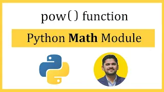 Python pow function math module mathematical functions