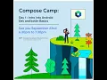 Compose Camp Day 1 Intro into Android Dev and kotlin Basics GDSC AEC