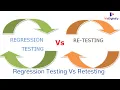Manual Testing Tutorials Regression Testing Vs Retesting