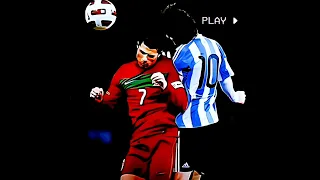 ارتقاء ميسي على رونالدو 