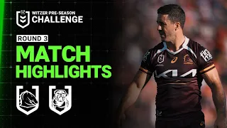 NRL Match Highlights 2025 | Broncos v Bulldogs | Pre-Season, Week 3