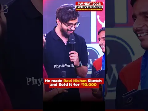 He made Ravi Kishan Sketch and sold it for 10K! 🤯