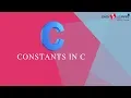 Constants in c