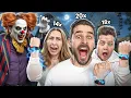 Wie Het Minst Schreeuwt In Halloween Toverland Wint!😱 (Met Schokband)