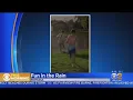 Pomona kids frolic in rare rainstorm