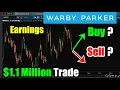 Warby Parker Stock WRBY 1 1 Million Earnings Trade Buy or Sell