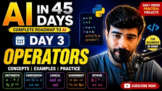 Python Operators in One Shot AI in 45 Days - Day 3