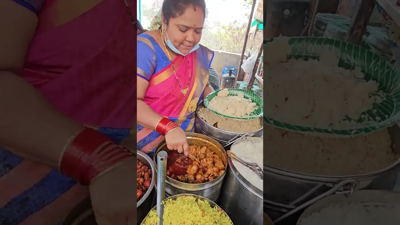 Superfast Sai Aunty #ashortaday #streetfood #unlimitednonveg