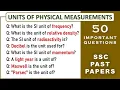 Download Lagu Units of Measurements in Physics | General Science | in English | SSC Previous Year Questions