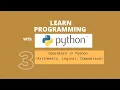 Learn Programming with PYTHON Filipino Basic Operators in Python Part 1 of 2