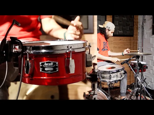 Caixa Timbalito Torelli Wire Snare Preta 10x4
