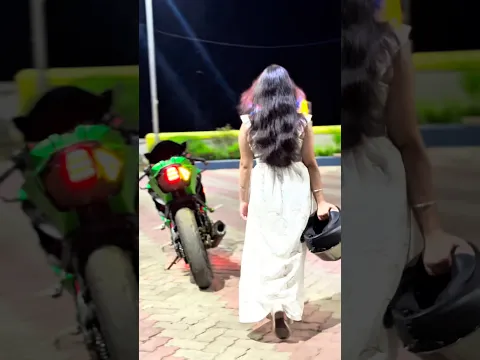 Attitude girl 😳💀💚❤️🔥 #viral #automobile #youtube #love #like #views #bike #bikelover #view