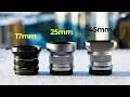 Olympus 17mm 25mm and 45mm F1 8 - Which One