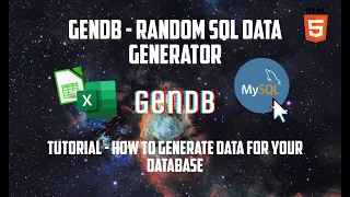 GenDB - Tutorial Random MySQL Data Generator