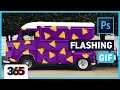 Flashing GIF Photoshop CC Adobe Draw Tutorial 365 Days of Creativity