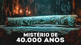 Arqueólogos encontraram entalhes que se revelaram um sistema de dados.
