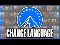 How To Change Language on Paramount Plus - Full Tutorial
