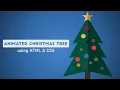 Animated Christmas Tree using HTML CSS