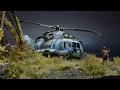 Lagu Stalker Call of Pripyat - Crashed Helicopter - Post-apocalyptic Diorama 1/72