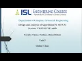 LECTURE 11 analysis of quick sort merge sort DAA CSE Unit 2