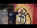 Rescue Fire Company in Shamokin receiving a facelift through artwork