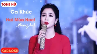 Karaoke Hai Mùa Noel - Phương Anh | Tam Nguyen Karaoke