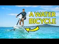 Lagu A hydrofoil bicycle for the water (Manta5 Hydrofoiler XE-1)