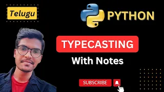 Typecasting In Python Python In Telugu Python Full Course
