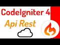 Como crear una COMPLETA Api Rest Ful en CodeIgniter 4 TIPO CRUD en 30 minutos