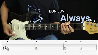 Download Always - BON JOVI - Electric Guitar COVER + TABS MP3