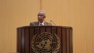 ATA S Tekalign Mamo Speaking At UNIDO Investment Forum In Addis Ababa 