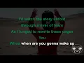 The Movement - Orange Sky (Karaoke Version) Lyrics