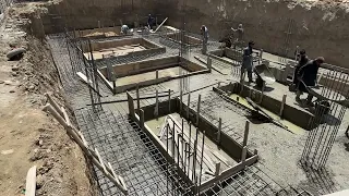 Strip Foundation construction 