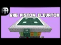 Minecraft 6x6 Slime and Honey Block Piston Elevator 1 17 Java Edition
