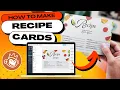 Make Your Own RECIPE CARDS in PicMonkey Free Printable Templates