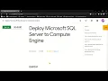 Deploy Microsoft SQL Server to Compute Engine GSP031 Solution