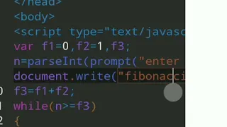 JavaScript code to Print Fibonacci series till n numbers JavaScript Fibonacci series anWriter App