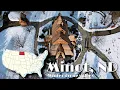 Minot ND winter drone shots