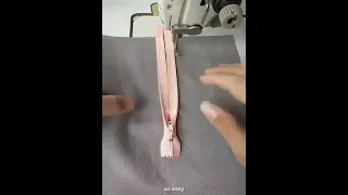 خياطة سحاب باتقان وياسهل طريقة 