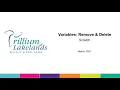 Scratch Variables Remove Delete