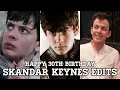 Skandar Keynes Instagram Edits for his 30th birt ay