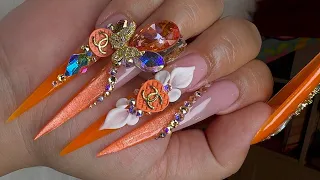 LUXURY Chanel Neon Orange set
