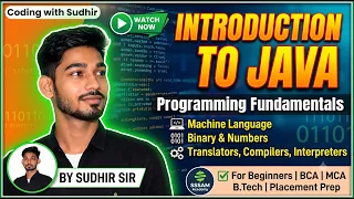 Introduction to Java Programming Languages Machine Language Binary Computer Fundamentals