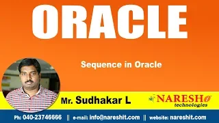 Oracle Tutorials Sequence in Oracle by Mr Sudhakar L