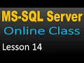 SQL Server Online Class 14 - T-SQL programming basics and Variables in T-SQL