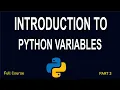 Python Variables Lesson 8