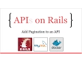 Add pagination to an API - REST APIs On Rails w Docker