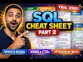 SQL Cheat Sheet Part 2 Advanced Queries Joins CTEs Explained in 10 Minutes