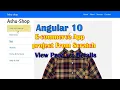 Angular 10 Project from scratch Ecommerce project in angular View product details in angular 11